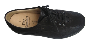 Finncomfort OVIEDO Nubuk Crumble Schwarz Nero