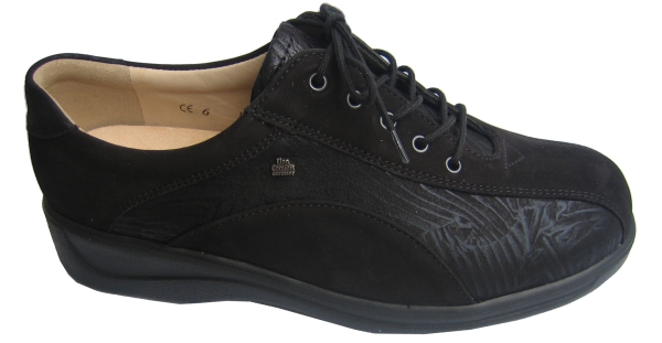 Finncomfort OVIEDO Nubuk Crumble Schwarz Nero